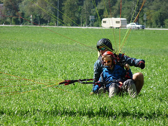 Tandem Paragliden mit Kindern Brauneck und Wallberg